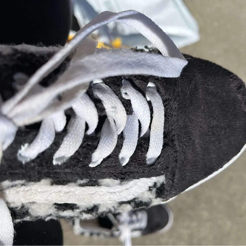 Vans old skool sneakers 6.5 sherpa checkered plaid skate grunge alternative punk - Picture 6 of 6